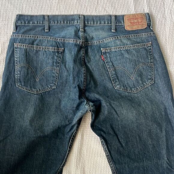 Levi's Men's 569 Straight Fit loose 100% Cotton Jeans sz 38 - Picture 8 of 11